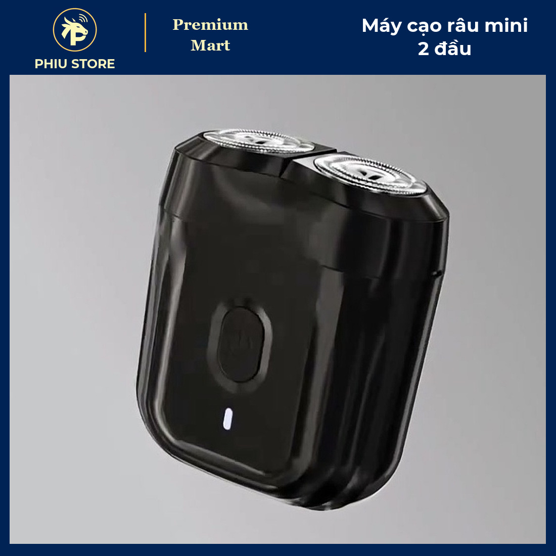 Máy Cạo Râu Mini Cầm Tay Sạc Type-C Chống Nước IPX7 - Cạo Khô Và Cạo Ướt, Gọn Mang Đi Công Tác, Du Lịch - PHIU STORE_thumbnail_5