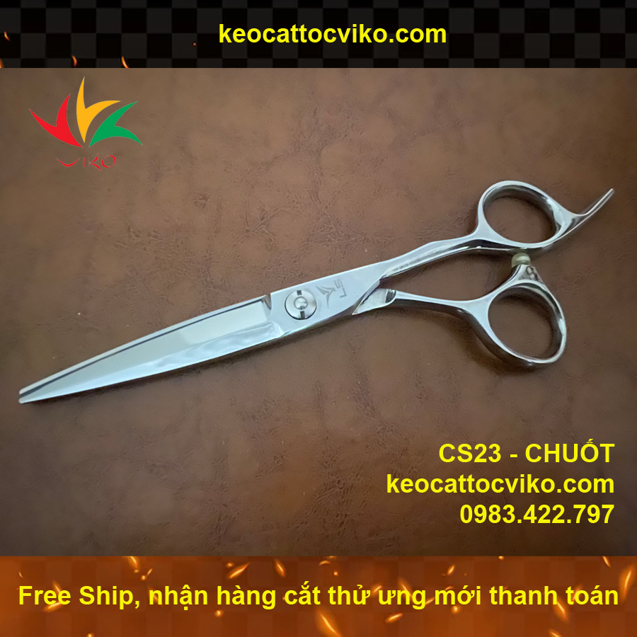 Kéo cắt tóc Viko LS CS23/6.0 (Lưỡi chuốt)_thumbnail_3