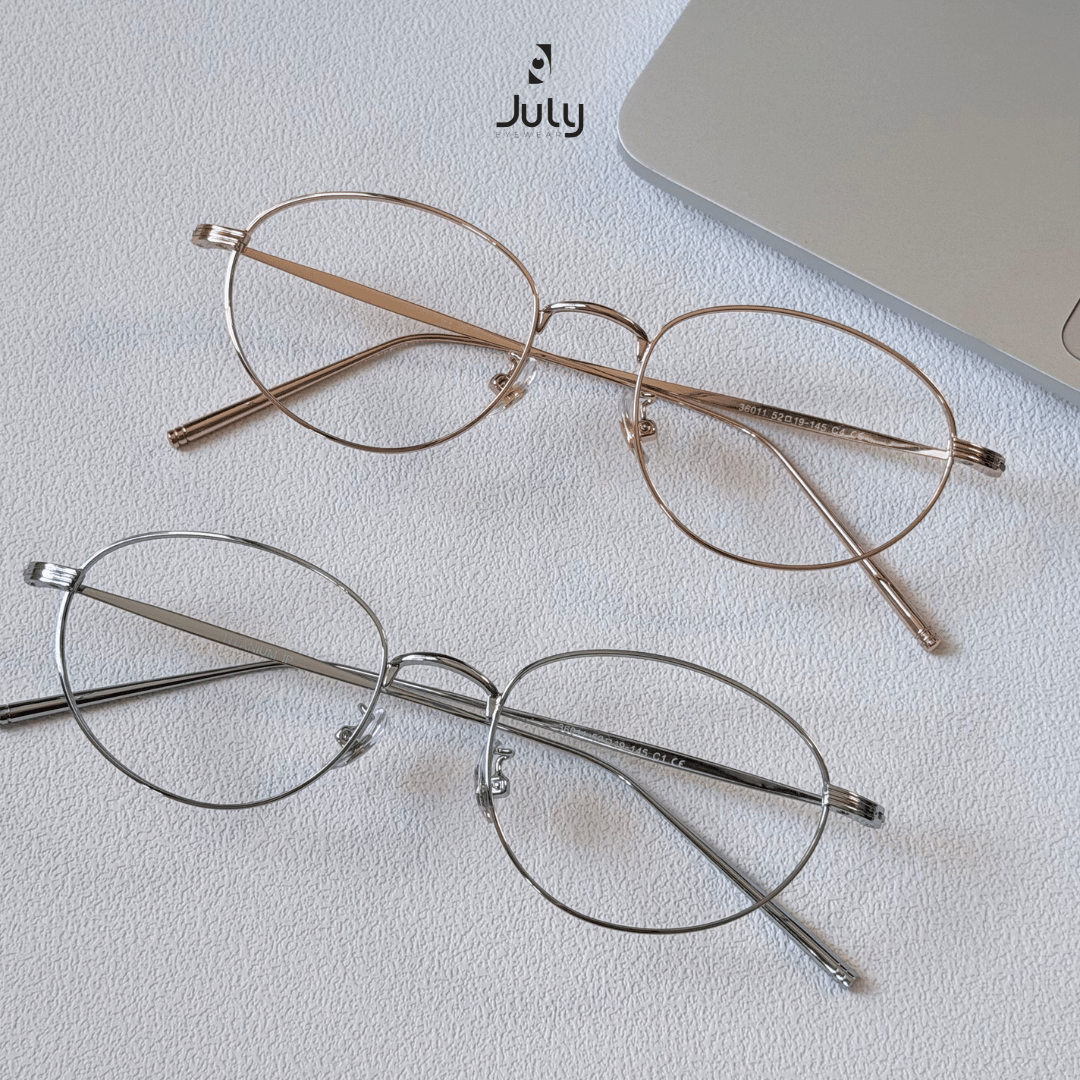 [RACHEL] Gọng Kính Nữ Form Oval Chất Liệu Titanium