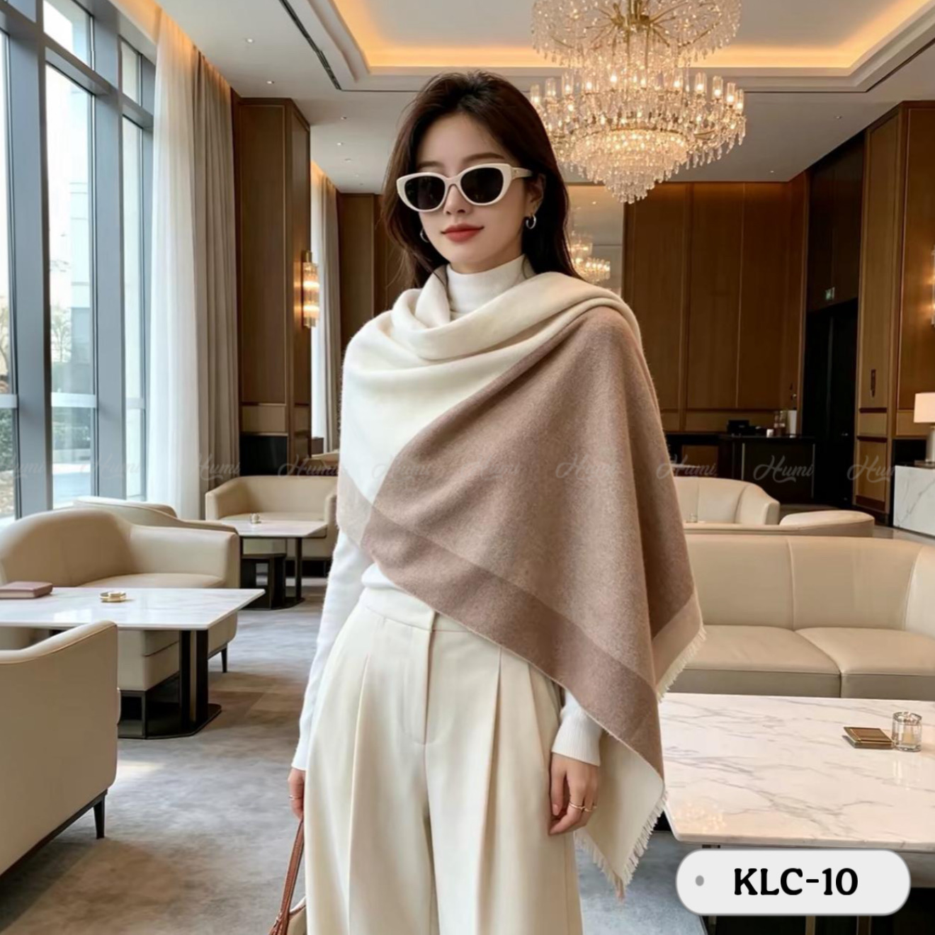 KHĂN LEN LÔNG CỪU (KLC-10 NÂU)