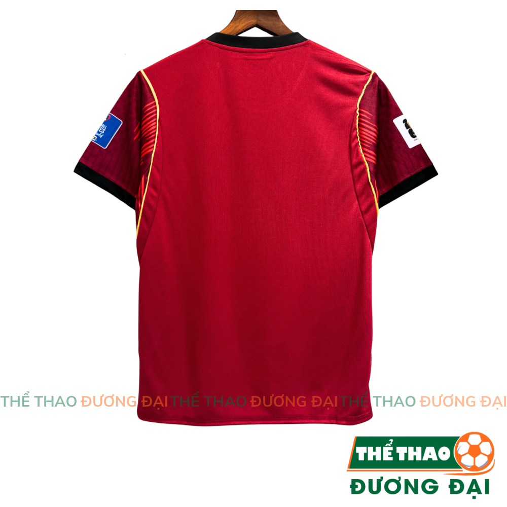 Quần Áo Bóng Đá ĐT Brasil Đỏ 26/27 Thun Mè USA Thoáng Khí Thể Thao Đương Đại_thumbnail_1