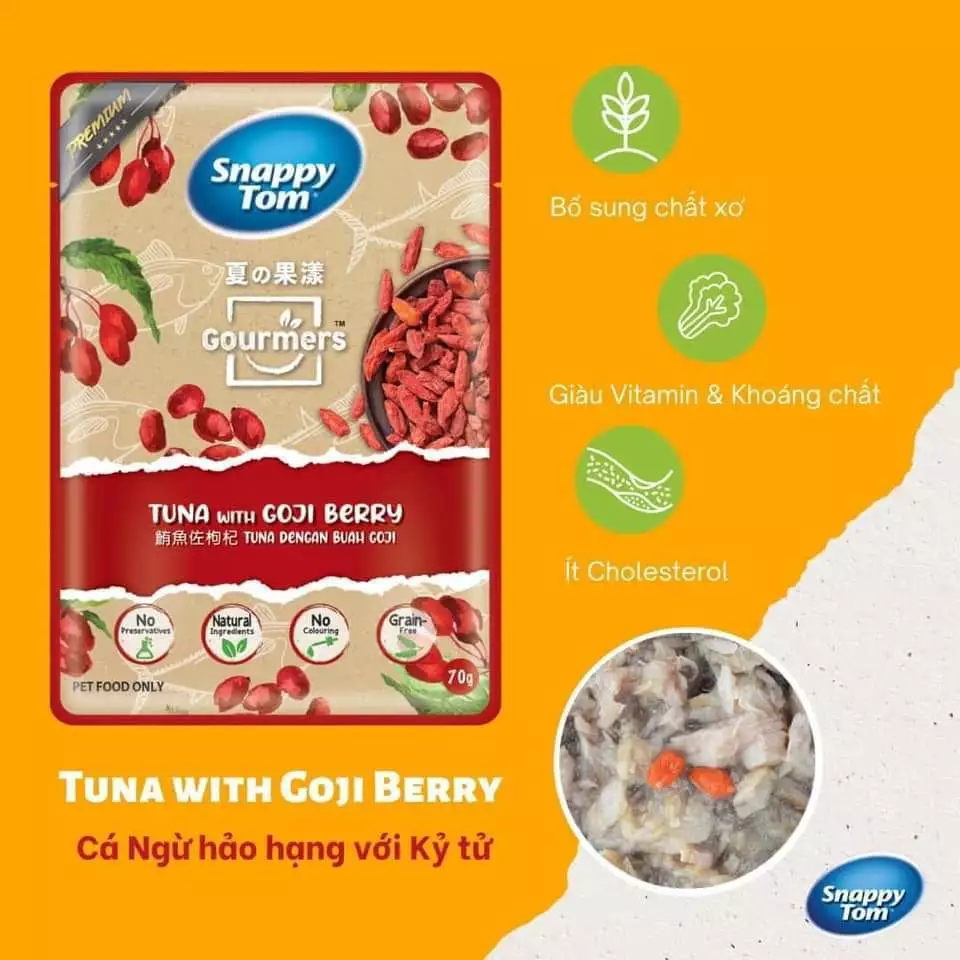 Pate Cho Mèo Snappy Tom Gourmet Cá Ngừ Và Trái Cây_thumbnail_2