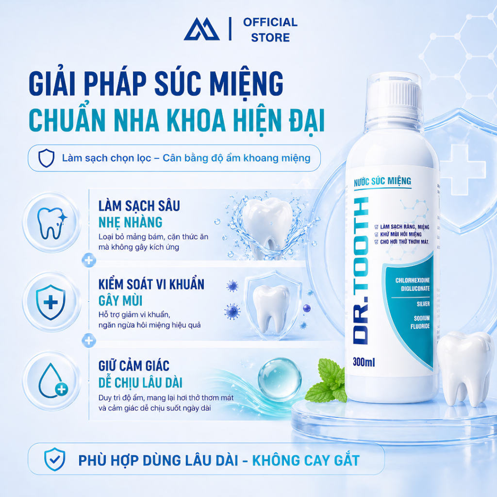 [Combo chăm sóc răng miệng] Dung dịch xịt Dr.Tooth + Nước súc miệng Dr.Tooth_thumbnail_6
