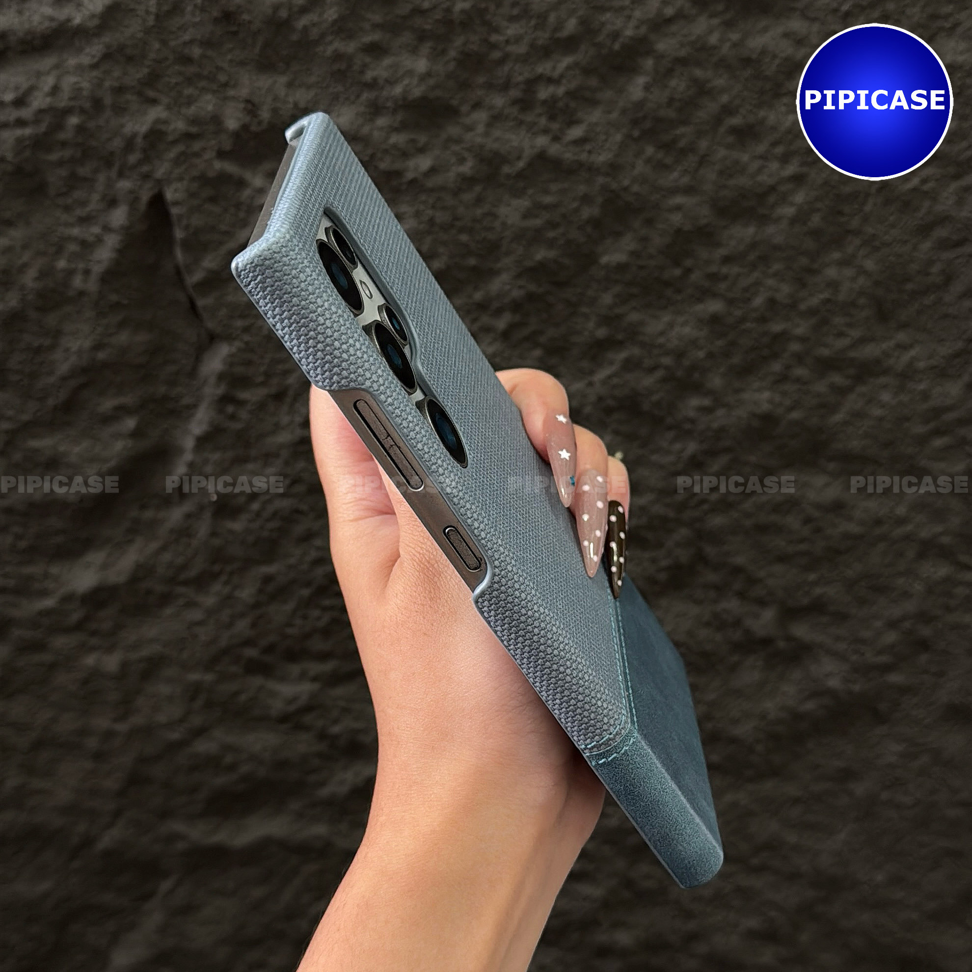 Ốp Lưng Samsung S24 Ultra 5G - Lechi - Xanh Nhạt_thumbnail_2