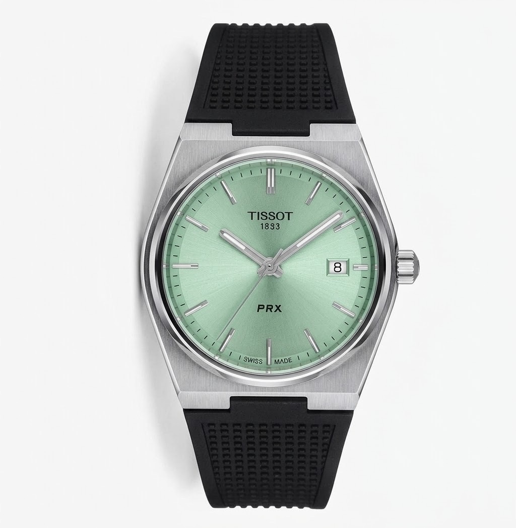 Tissot Rubber Strap Battery Watch