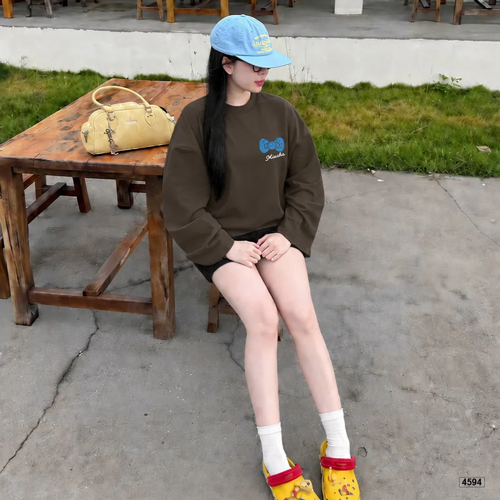 Áo thun dài tay Miucho hình nơ dễ thương 4594_thumbnail_5