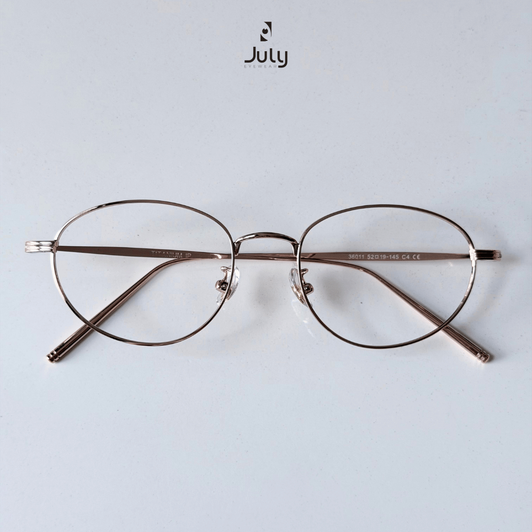 [RACHEL] Gọng Kính Nữ Form Oval Chất Liệu Titanium_thumbnail_2