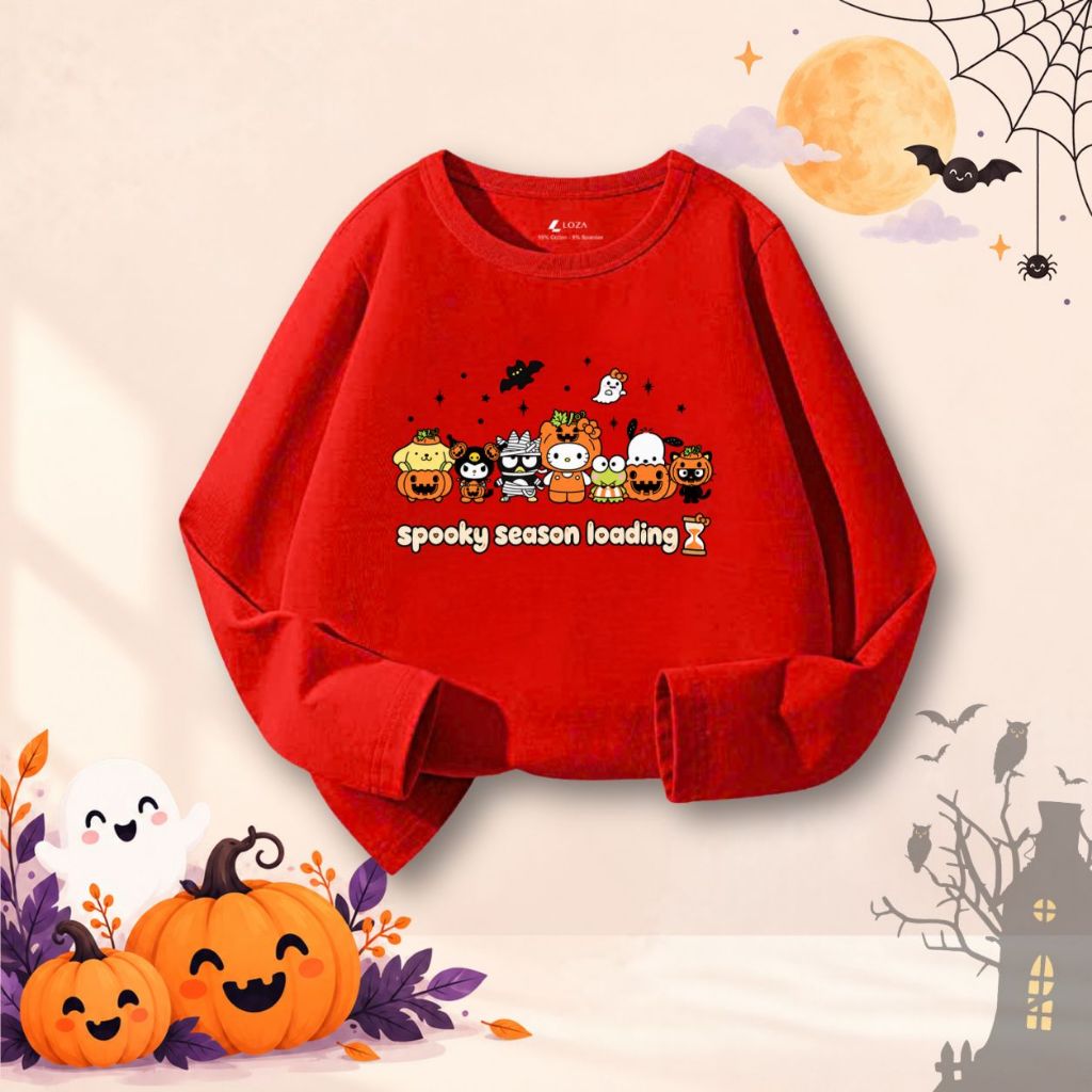 Áo thun dài tay bé gái nhiều hình in Halloween - Loza Kids KT017_thumbnail_5