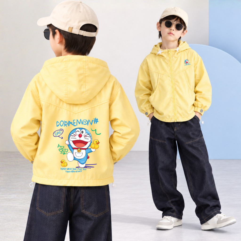 Áo gió bé trai in hình Conan, Doraemon, Mickey -  Loza Kids AJ001_thumbnail_5
