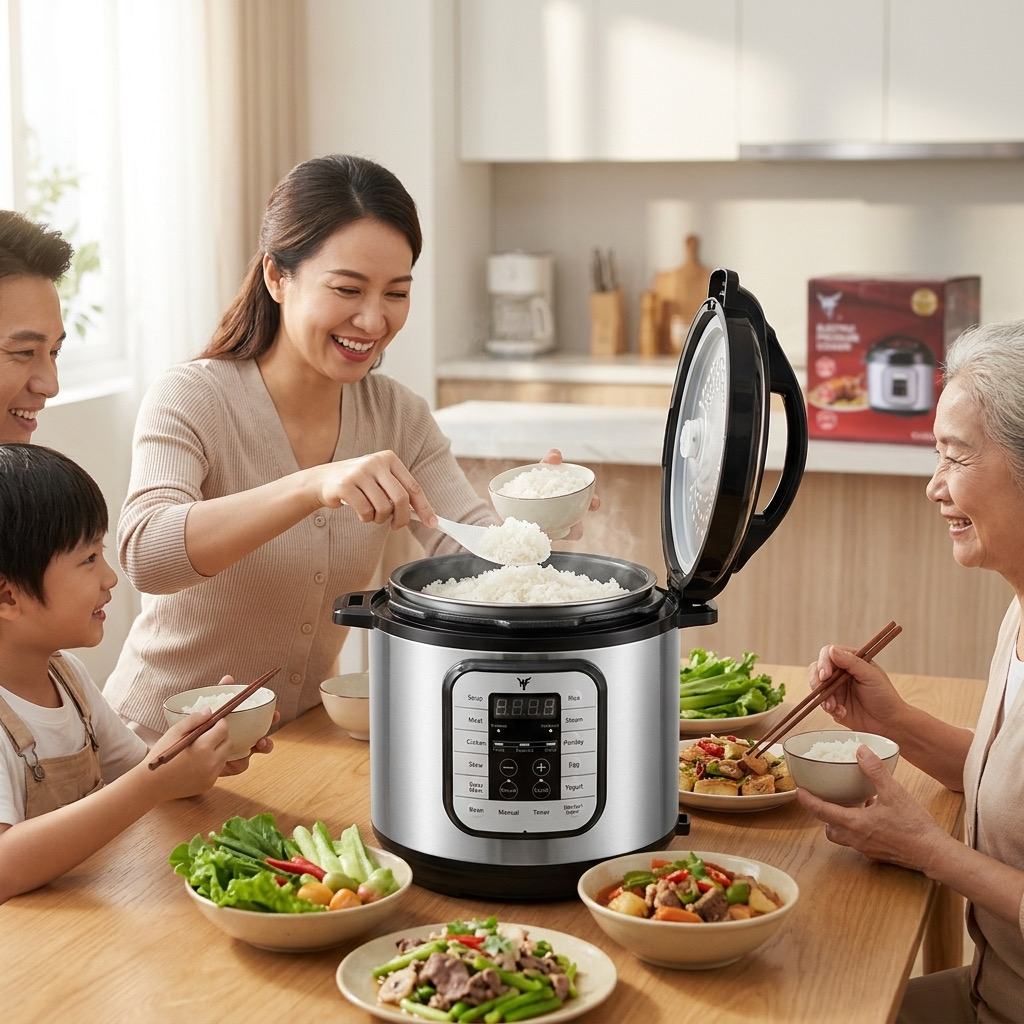 Nồi Áp Suất Đa Năng YF KLX002 (6L - 1000W) 10 chế độ_thumbnail_4