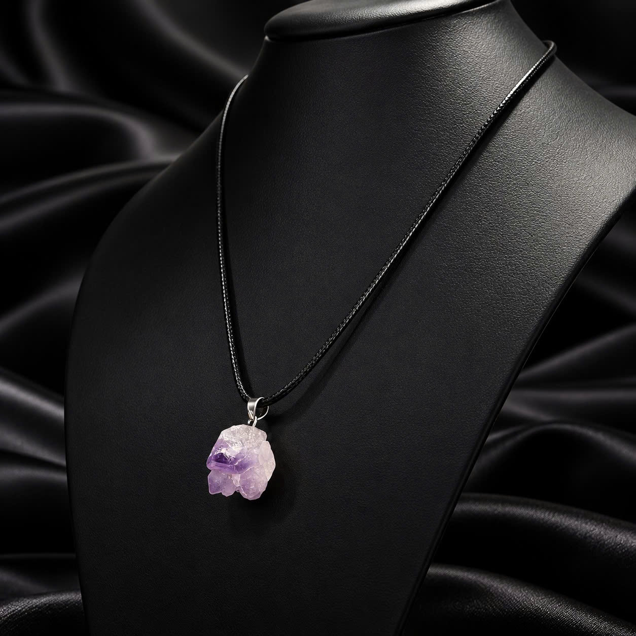 Vòng cổ phong thuỷ charm đá thạch anh tím._thumbnail_2
