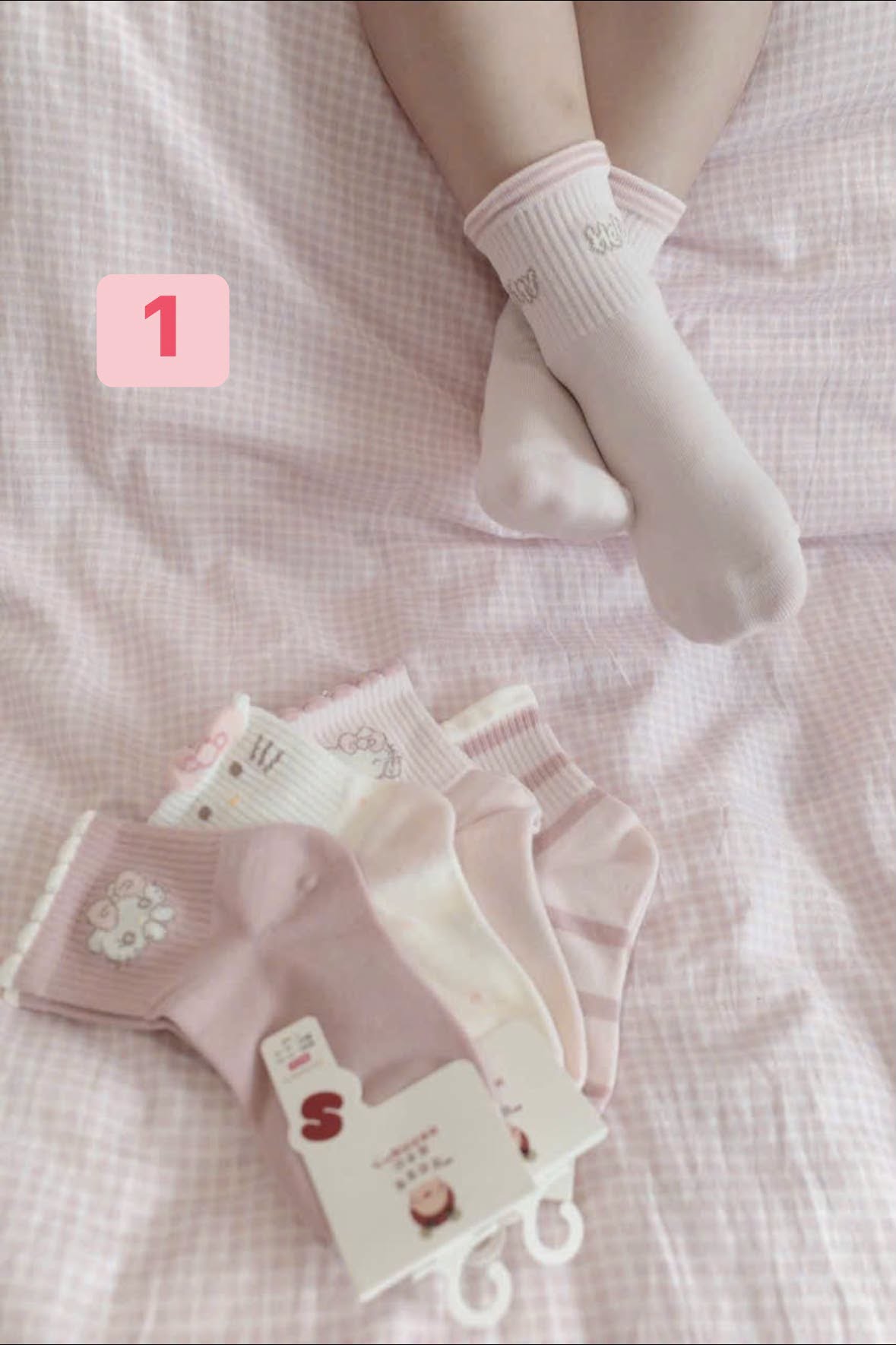 TAT1 - Tất ngắn cổ hình đáng yêu