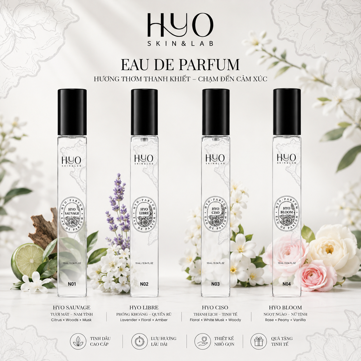 SET NƯỚC HOA HYO PARFUME 10ML