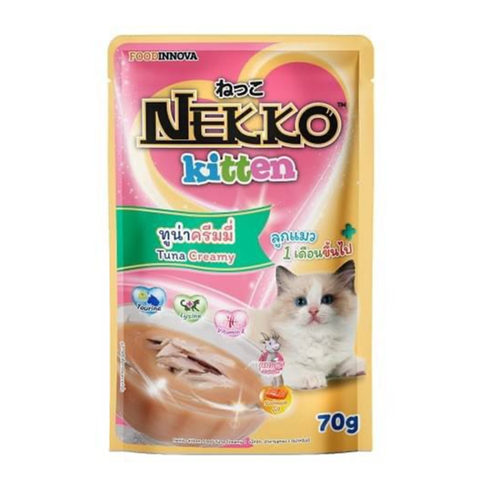 Pate Nekko Creamy dạng kem cho mèo con gói 70g_thumbnail_3