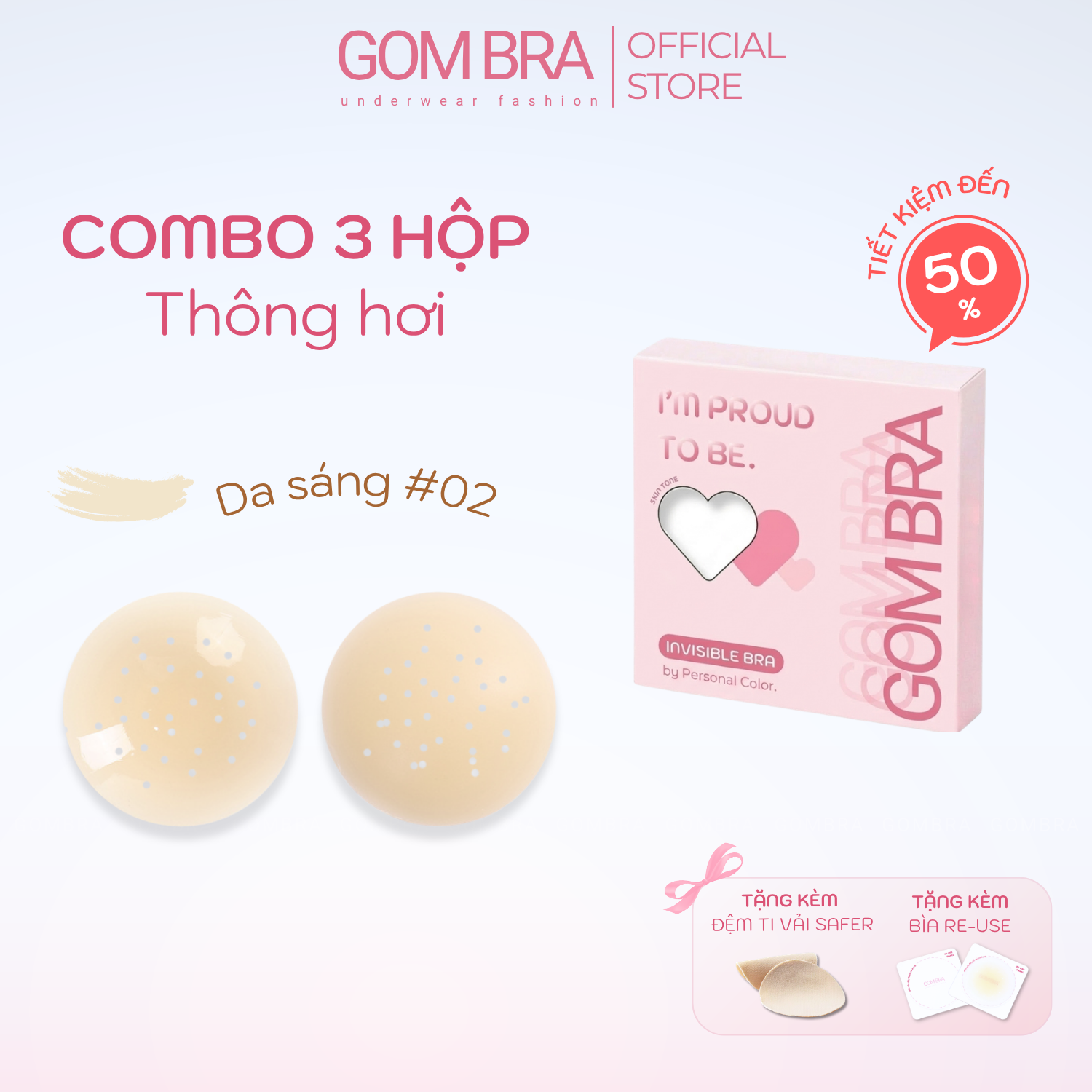 Miếng Dán Vòng 1 Nữ Silicone Tàng Hình Gom Bra, Keo Bám Dính Tốt Tệp Da, Có Thể Tái Sử Dụng - SA-5550_thumbnail_10