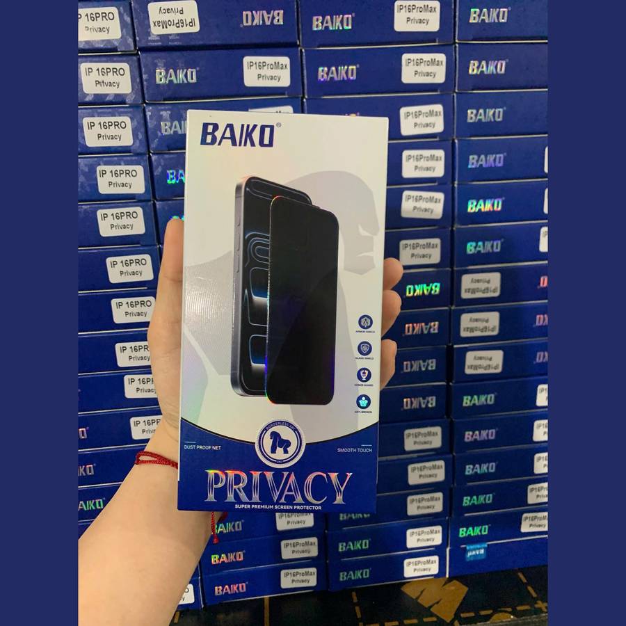 Kính Cường Lực Chống Nhìn Trộm Baiko Full Màn Không Viền Cho Iphone (Nhắn lại mã điện thoại cho shop)_thumbnail_2
