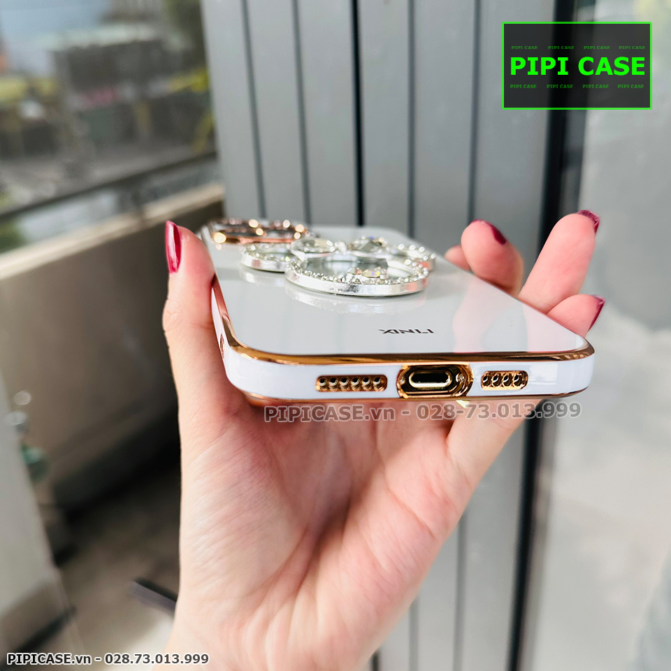 Ốp Lưng iPhone 13 Pro Max - Mic Gương - Trắng_thumbnail_2