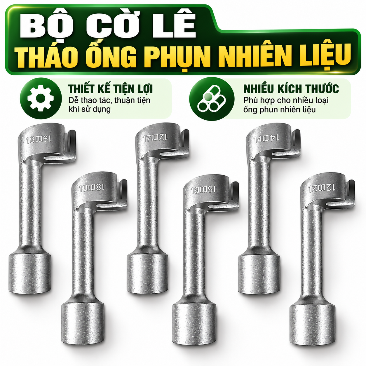 Bộ cờ lê lục giác mở ống dầu Diesel, dụng cụ sửa chữ ô tô , động cơ chuyên nghiệp, chất lượng cao, bền bỉ._thumbnail_1