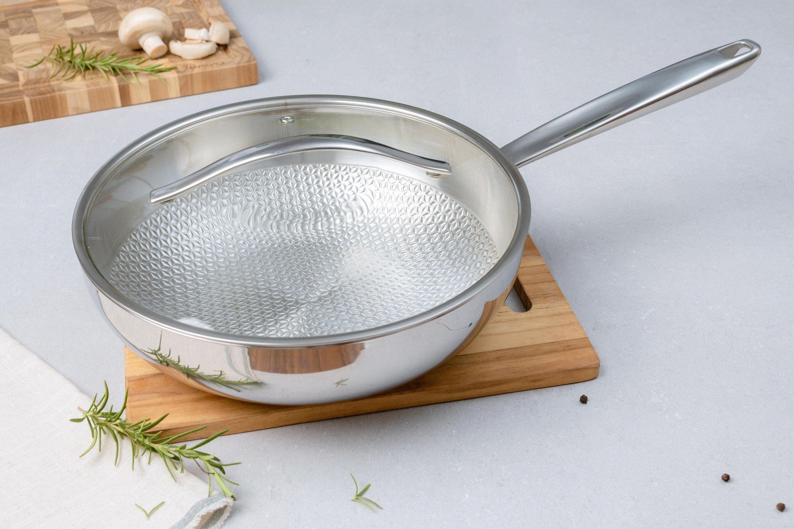 Chảo inox Vân Nổi Embrossed Silver Crown Kaiyo_thumbnail_5