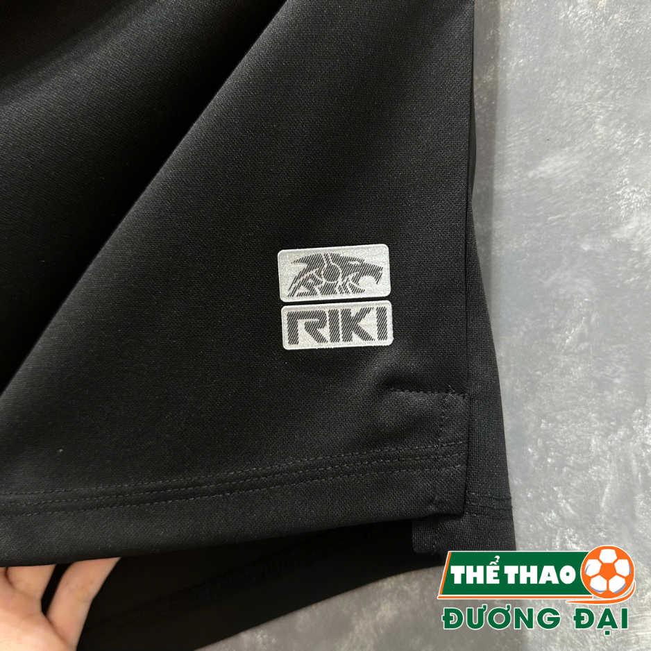 Quần Áo Bóng Đá Thiết Kế Riki Apex01 Xanh Đen Thun Mè 4 Chiều Thoáng Khí Thể Thao Đương Đại_thumbnail_4