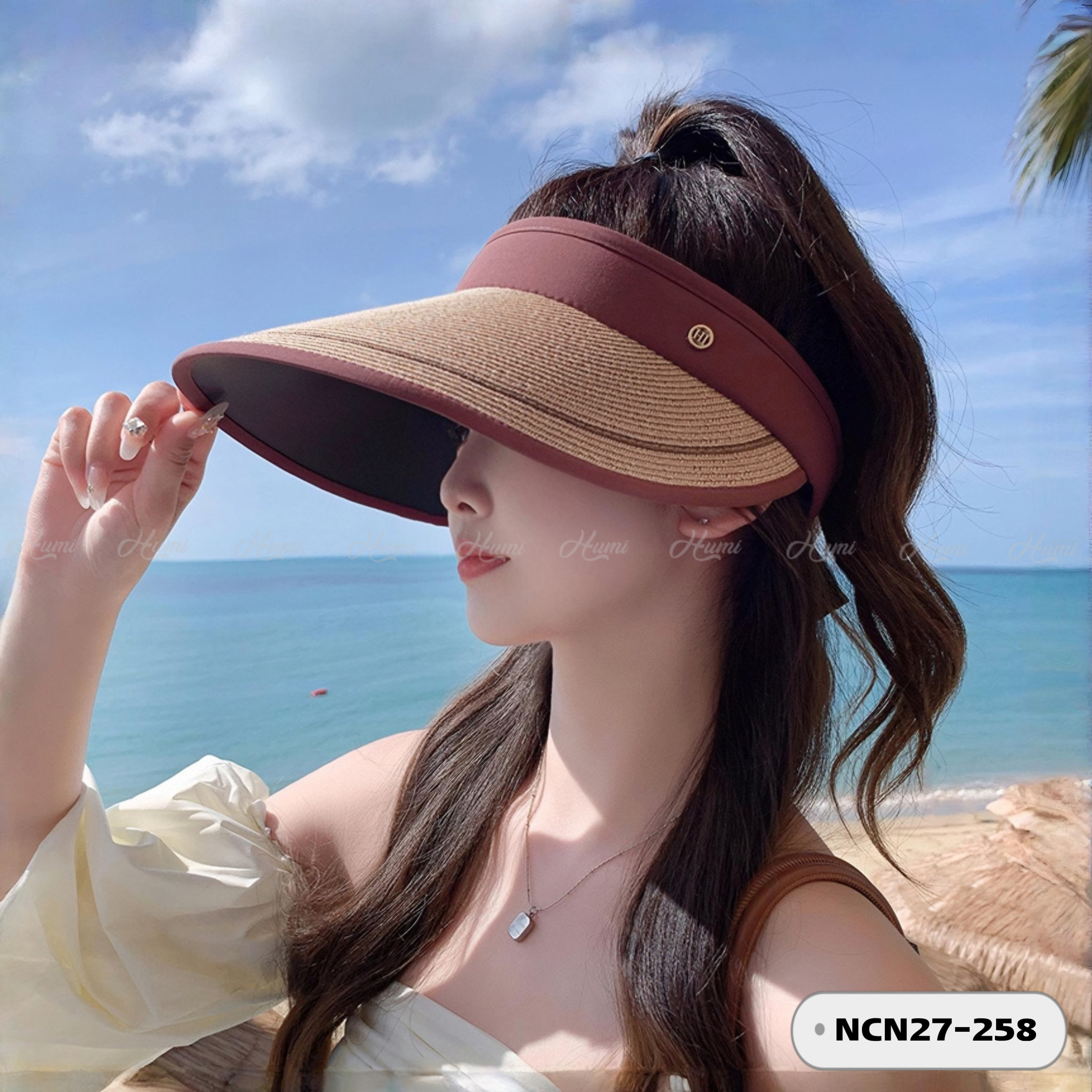 MŨ HỞ CHÓP CHỐNG UV (NCN27-258)