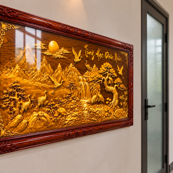 Tranh Tùng Hạc Diên Niên