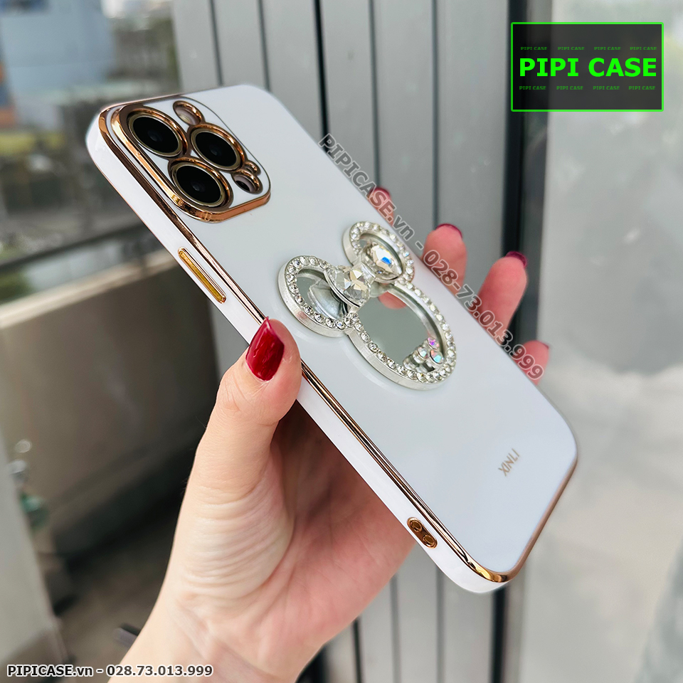 Ốp Lưng iPhone 13 Pro Max - Mic Gương - Trắng_thumbnail_3