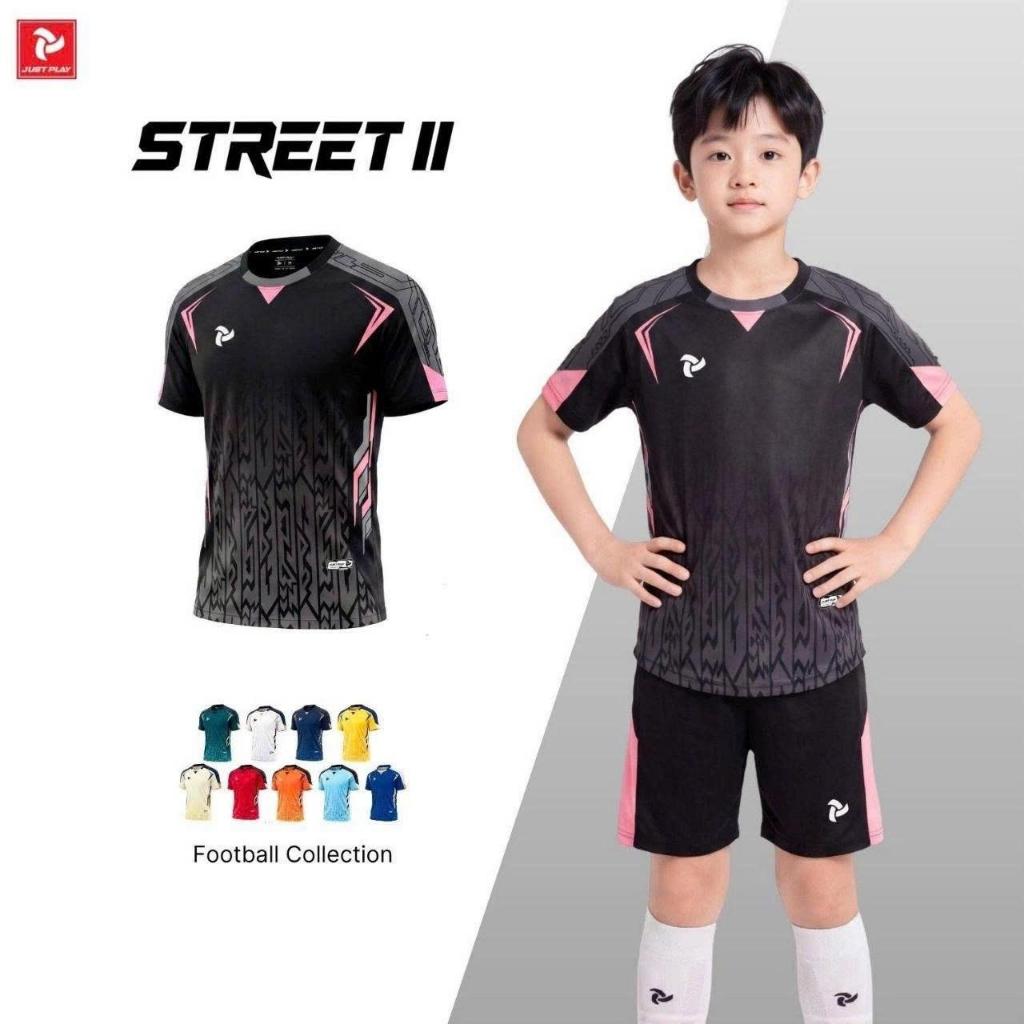 BST Quần Áo Bóng Đá Trẻ Em Just Play Street 2 Thun Lạnh Cao Cấp Thể Thao Đương Đại_thumbnail_9