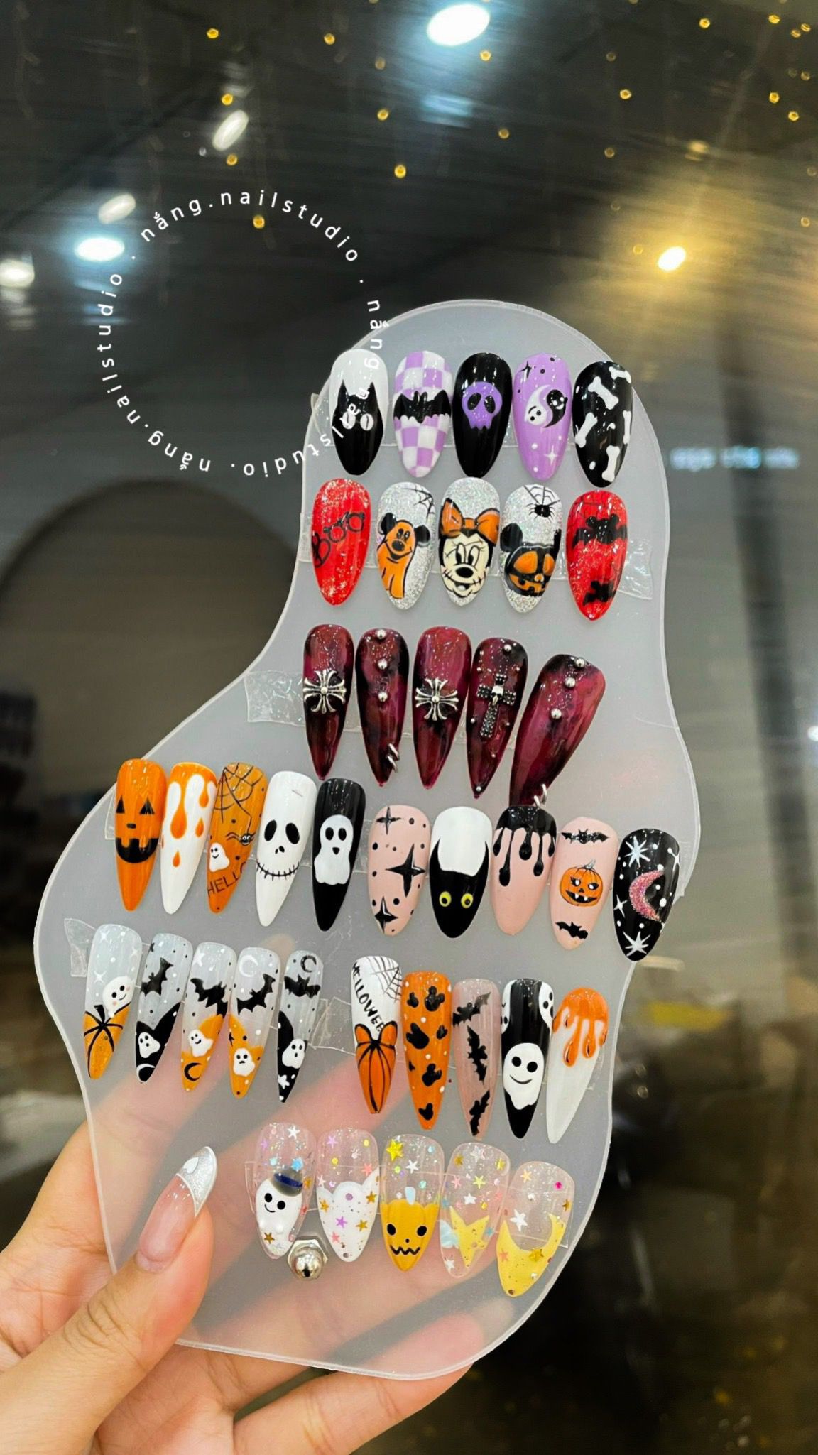 Gợi ý mẫu nail Halloween 2026: Cá tính, ma mị mà vẫn dễ ứng dụng
