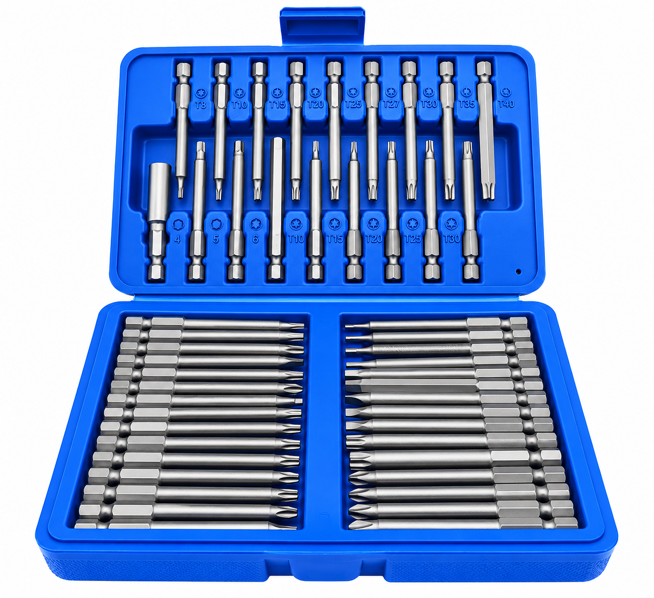 Bộ tháo vít chuôi lục giác 6.35mm, đầy đủ đầu vít đặc biệt và phổ thông_thumbnail_0