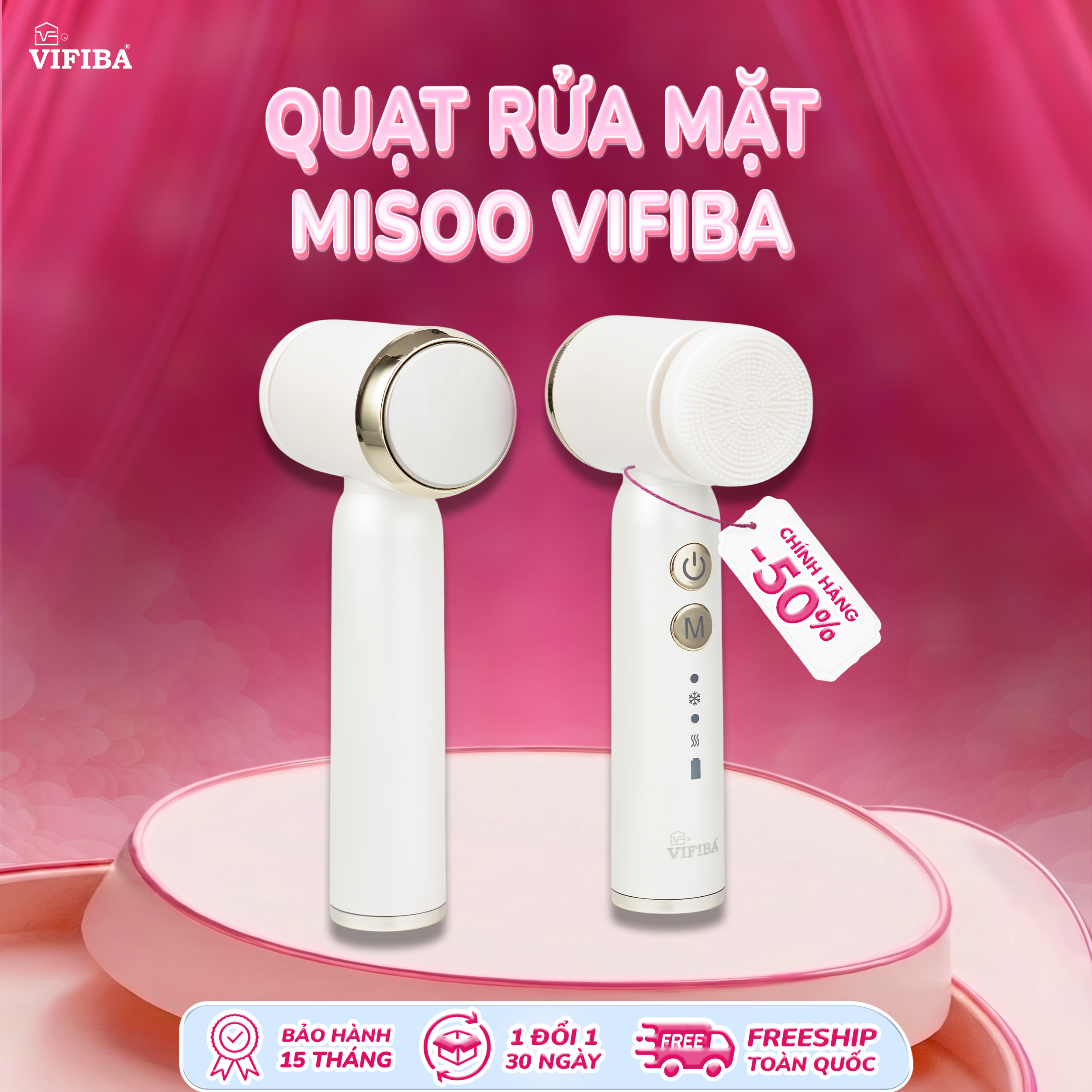 Quạt Rửa Mặt Misoo Vifiba