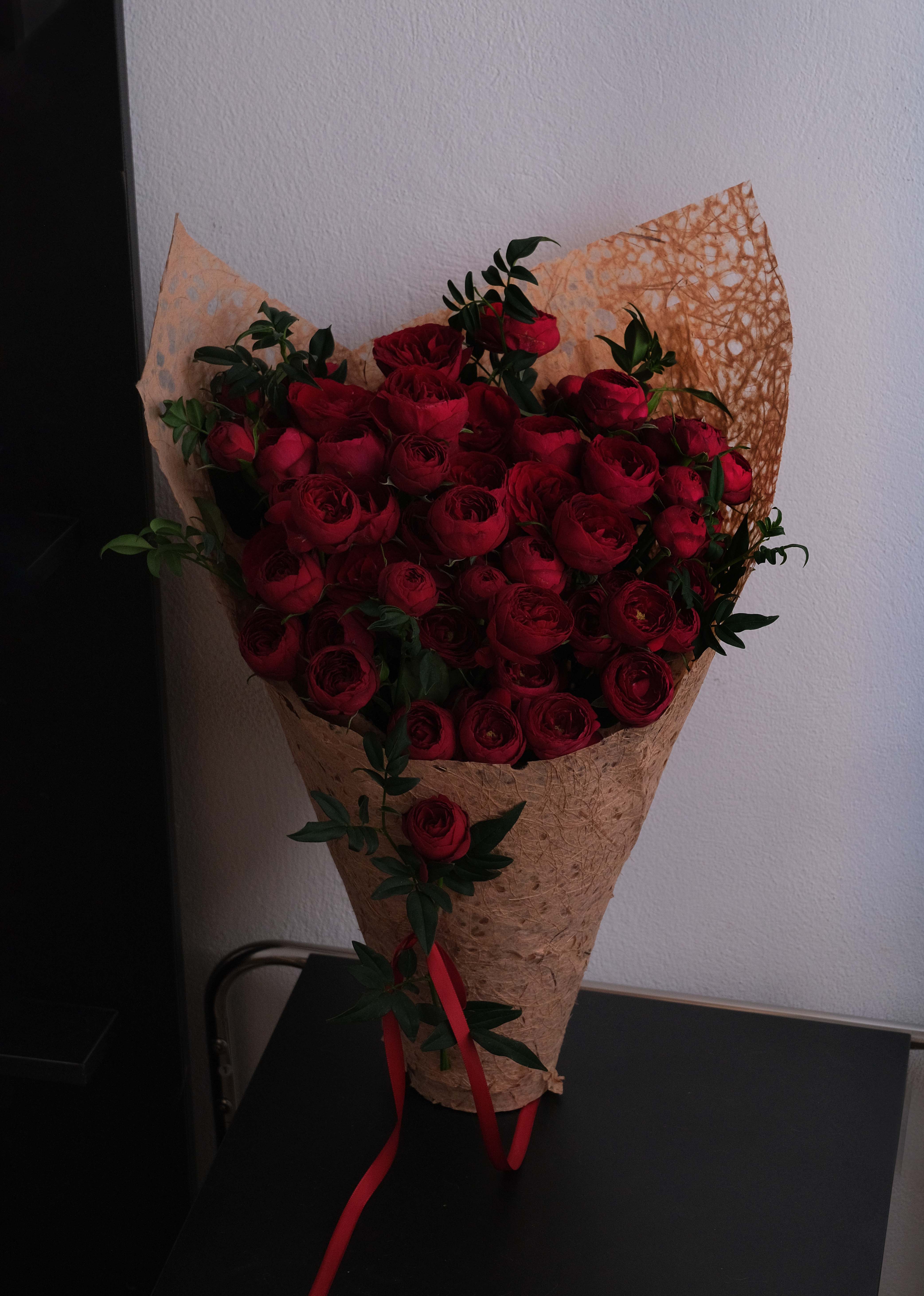 Ốc quế Red lace mix lá thủy tinh
