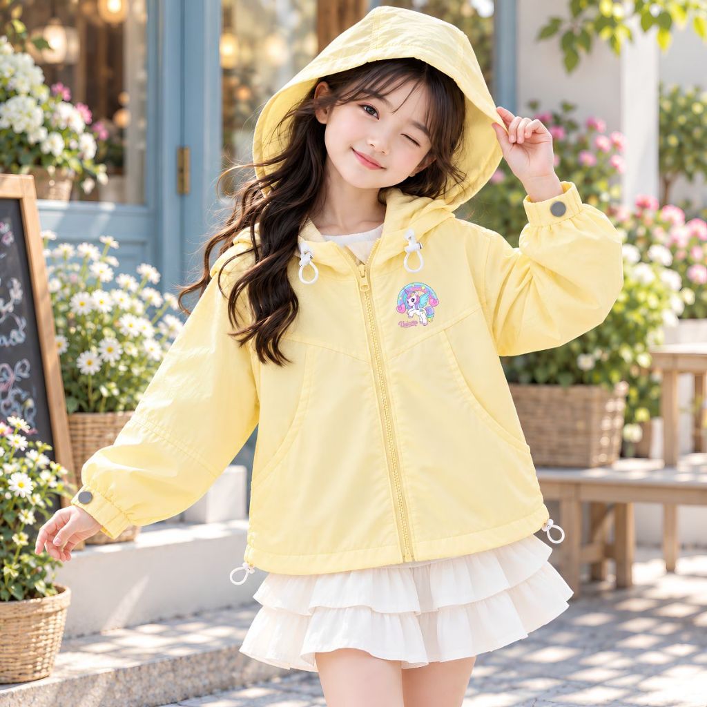 Áo gió bé gái hình Ngựa Pony -  Loza Kids AJ3769_thumbnail_0