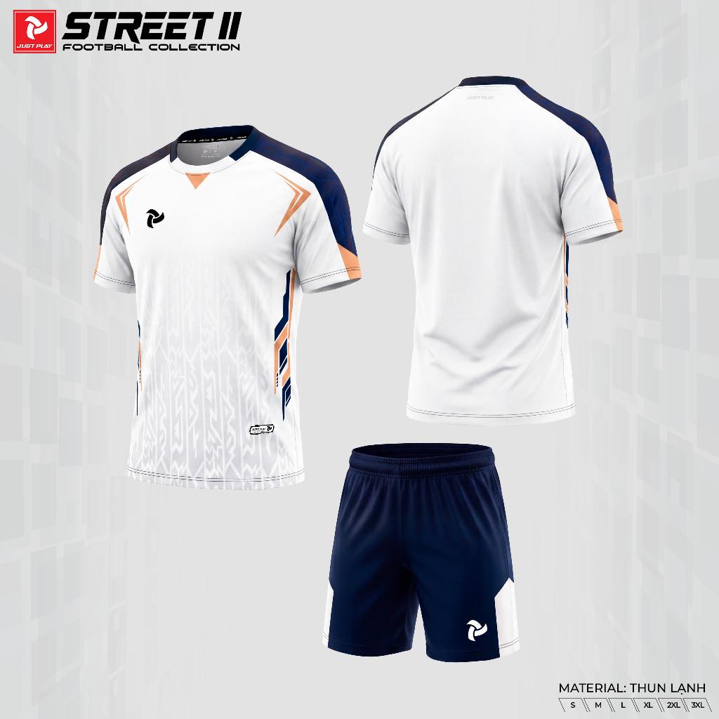 BST Quần Áo Bóng Đá Just Play Street 2 Thun Lạnh Cao Cấp Thể Thao Đương Đại_thumbnail_2