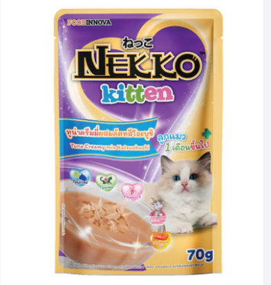 Pate Nekko Creamy dạng kem cho mèo con gói 70g_thumbnail_4