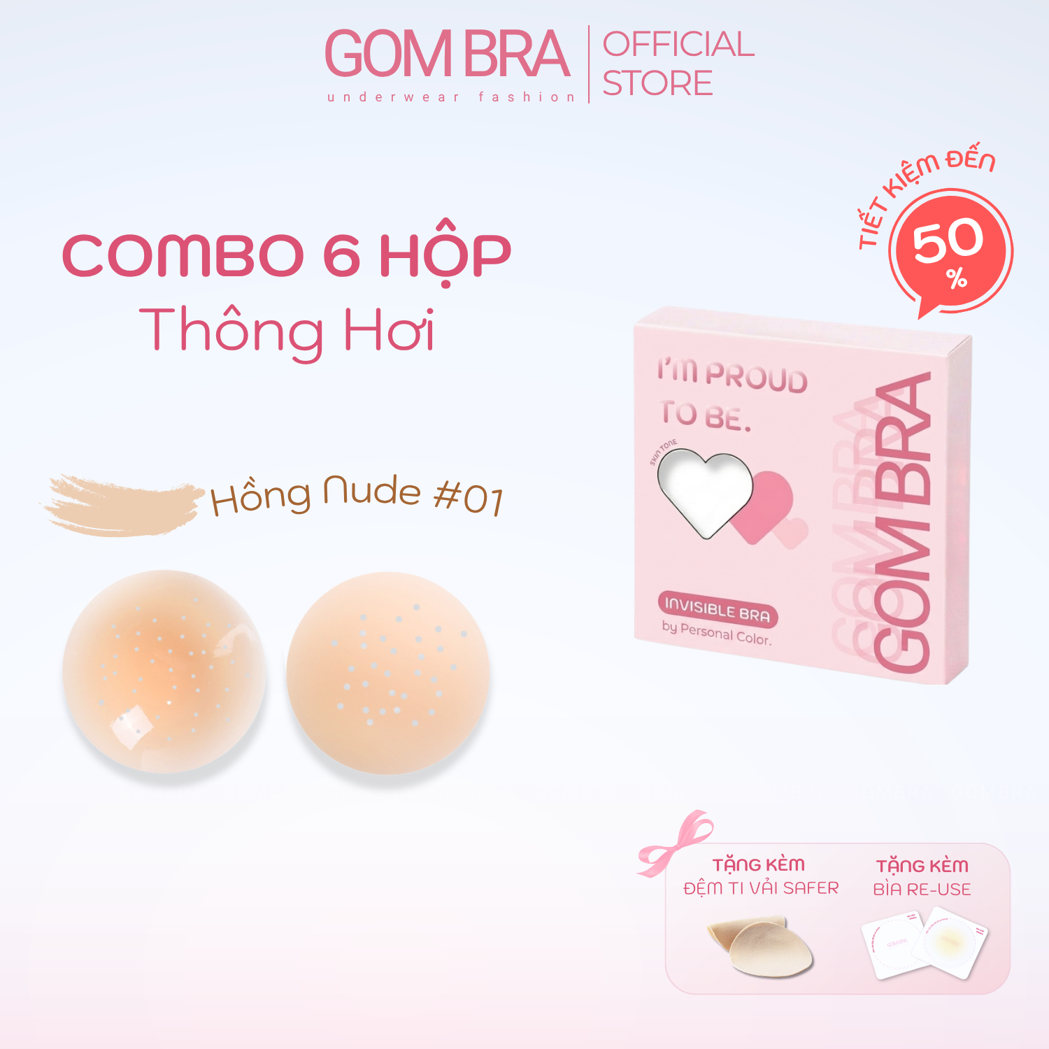 Miếng Dán Vòng 1 Nữ Silicone Tàng Hình Gom Bra, Keo Bám Dính Tốt Tệp Da, Có Thể Tái Sử Dụng - SA-5550_thumbnail_16