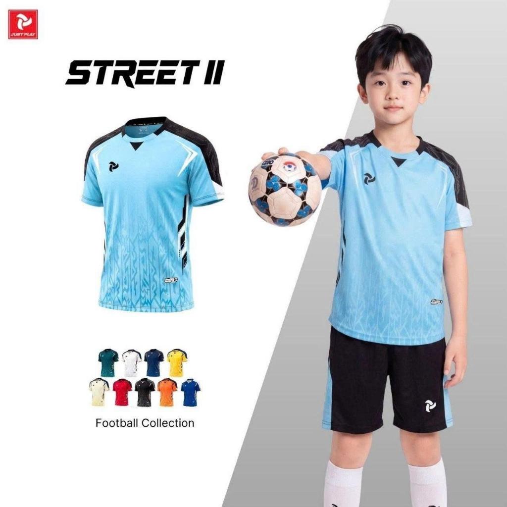 BST Quần Áo Bóng Đá Trẻ Em Just Play Street 2 Thun Lạnh Cao Cấp Thể Thao Đương Đại_thumbnail_6