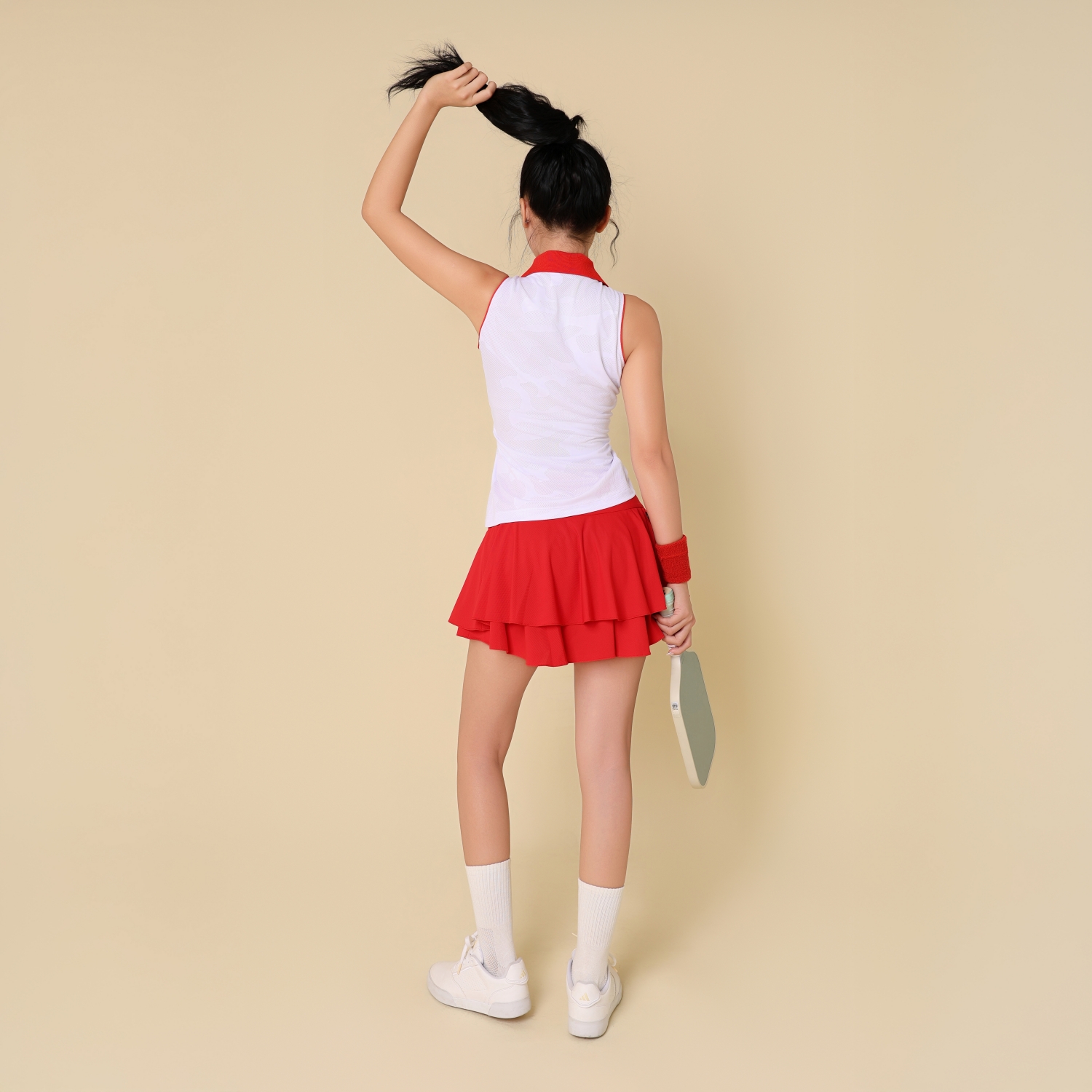 Chân Váy Nữ Xòe 3 Tầng - Đỏ_thumbnail_2