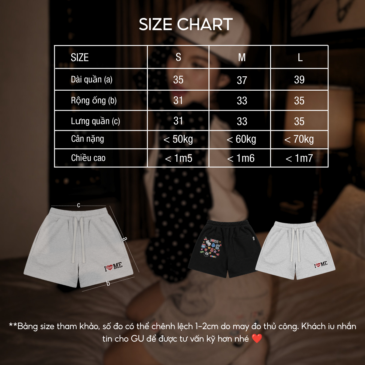 Quần Short Nỉ 𝙂𝙐𝙋𝙊 𝙋𝙡𝙖𝙮𝙙𝙖𝙩𝙚 Baggy Short Chất Nỉ Chân Cua 450gsm Form Rộng - QSN01_thumbnail_6