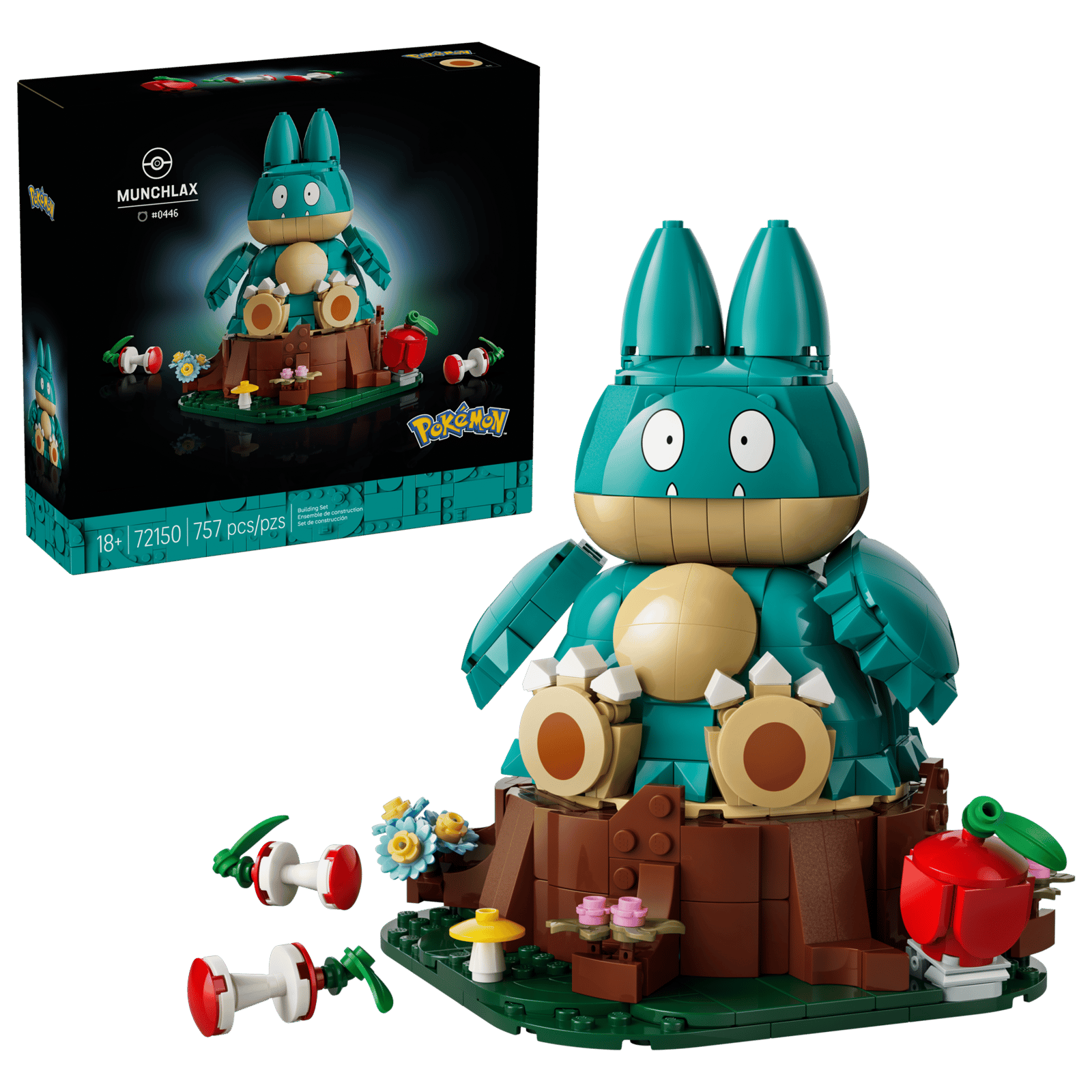 Mô Hình Lắp Ráp Non LEGO Munchlax