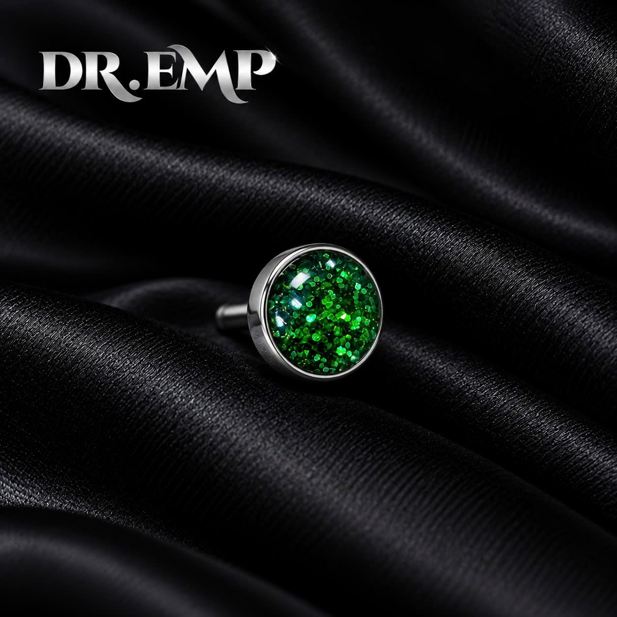 Lưỡi đá dán xanh lá lấp lánh