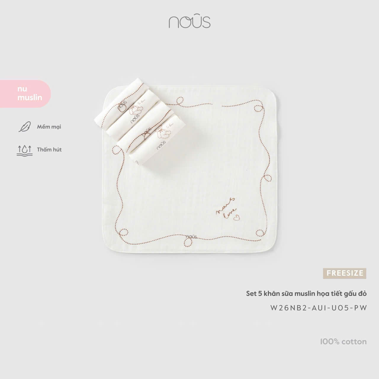 Set 5 khăn sữa muslin NOUS_thumbnail_1