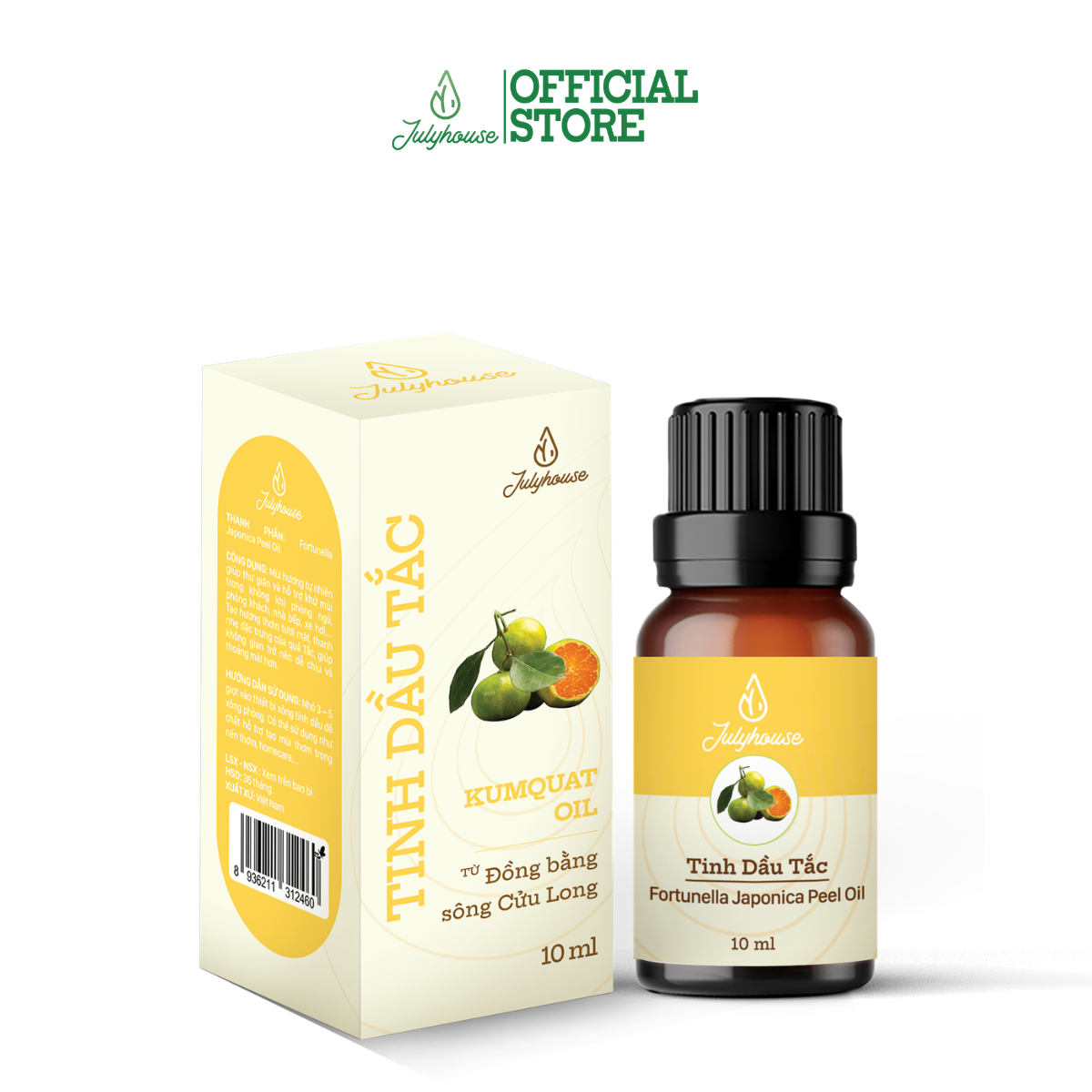 Tinh dầu Tắc Đồng bằng Sông Cửu Long 10ml