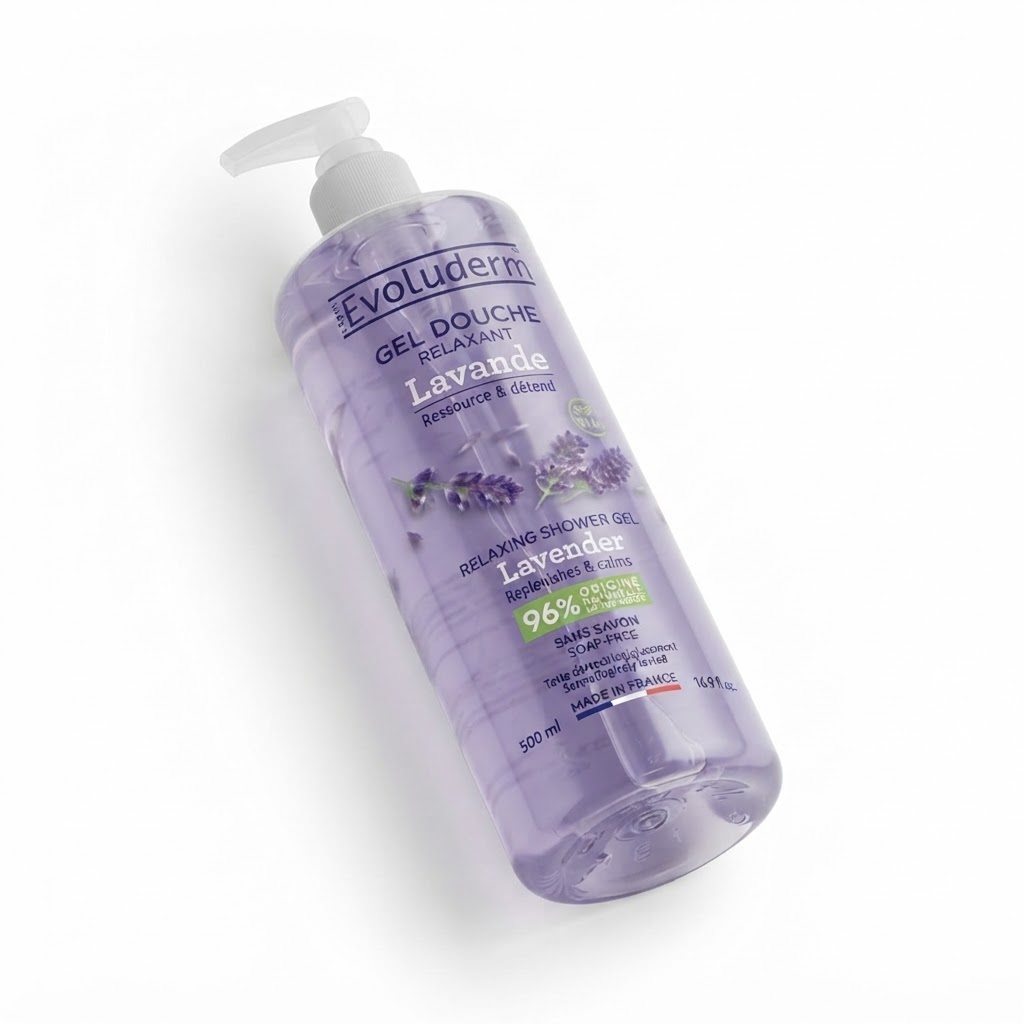 Gel tắm dưỡng da tinh chất Lavender Evoluderm 500ml_thumbnail_1