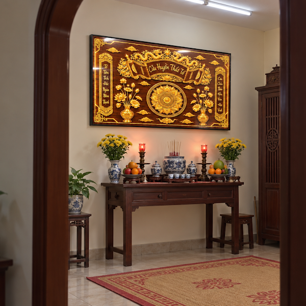 Tranh Cửu Huyền Thất Tổ