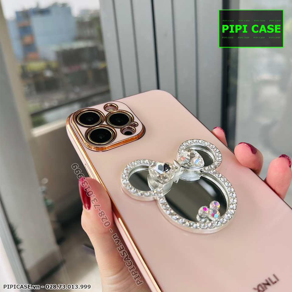 Ốp Lưng iPhone 13 Pro Max - Mic Gương - Vàng_thumbnail_2