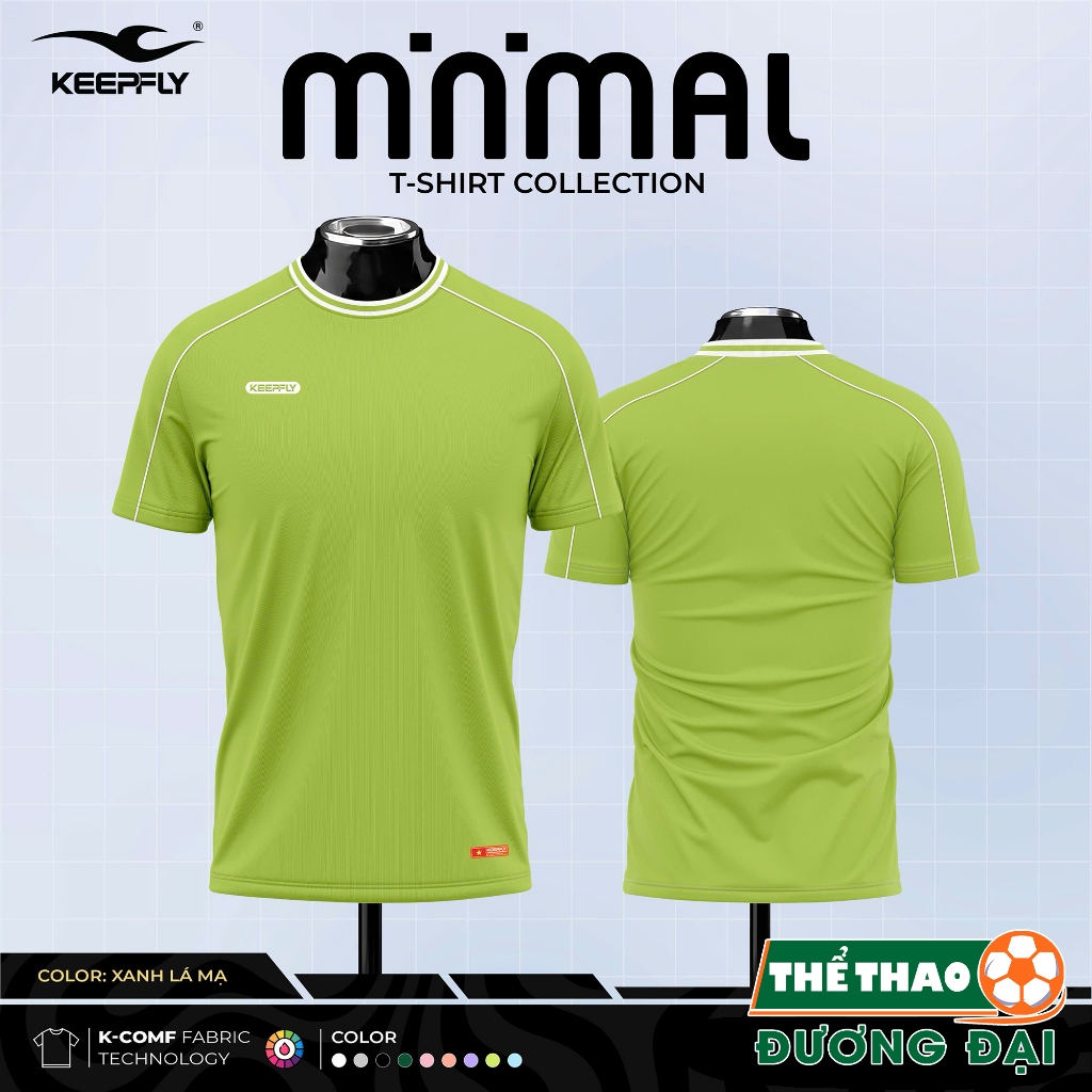 Áo Thể Thao Cổ Tròn Đa Năng Keepfly Minimal Vải Mè Thoáng Khí Thể Thao Đương Đại_thumbnail_6