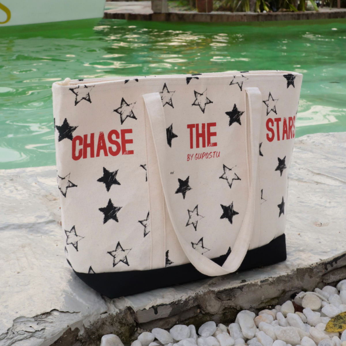 Túi Tote Canvas GUPO Starlight Tote Form Cứng Có Khoá Kéo - TNS01_thumbnail_8