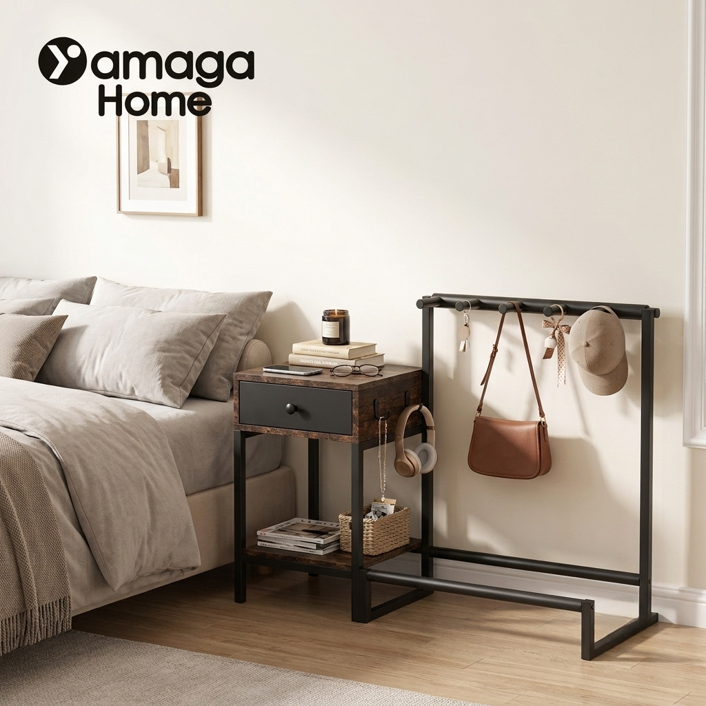 Kệ Decor Lưu Trữ Đa Năng YAMAGA HOME – Tab Đầu Giường & Khung Treo