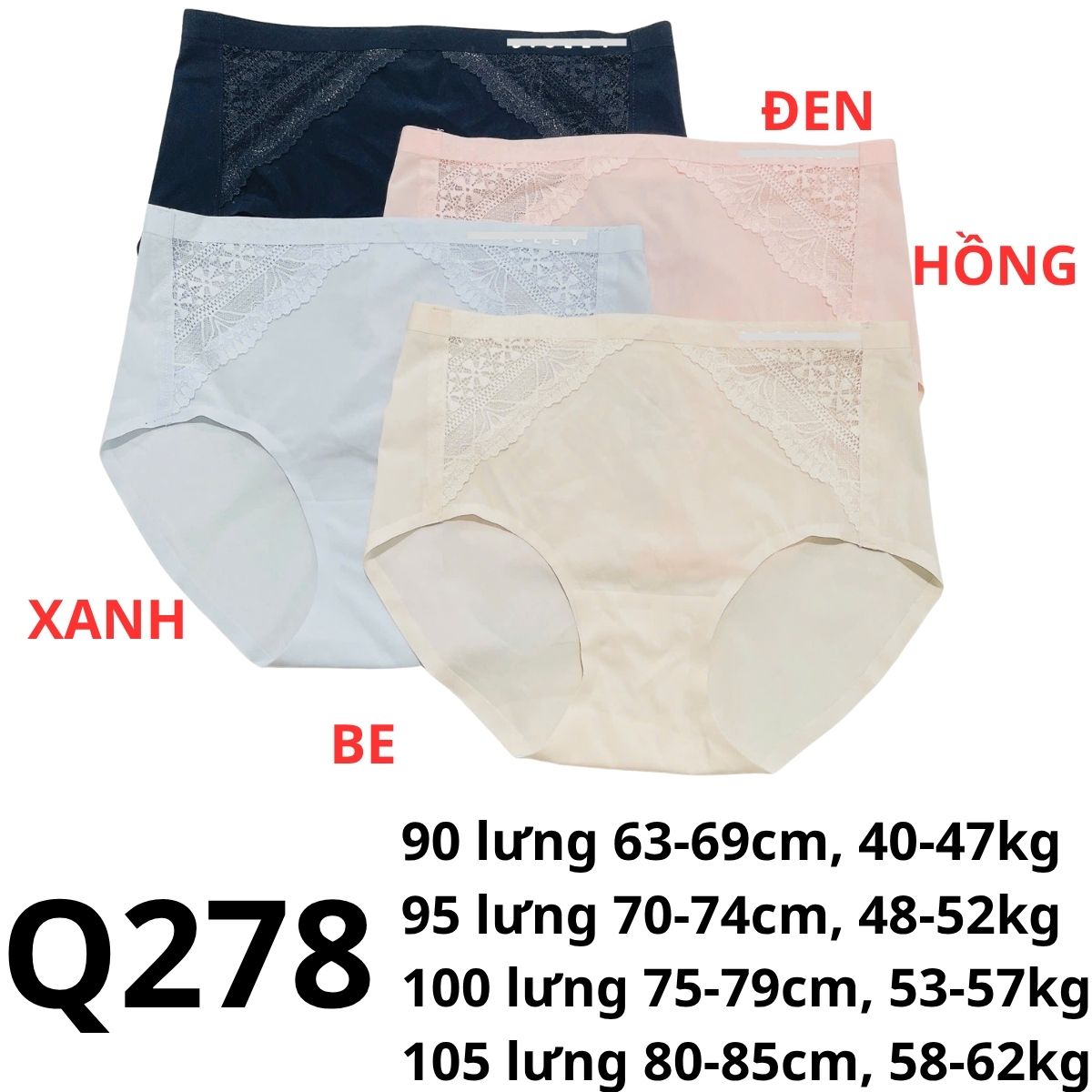 Q278 - Quần chip su hàn